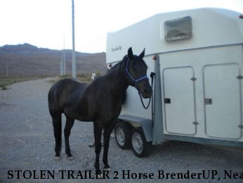 STOLEN TRAILER 2 Horse BrenderUP, Near Las Vegas, NV, 89108